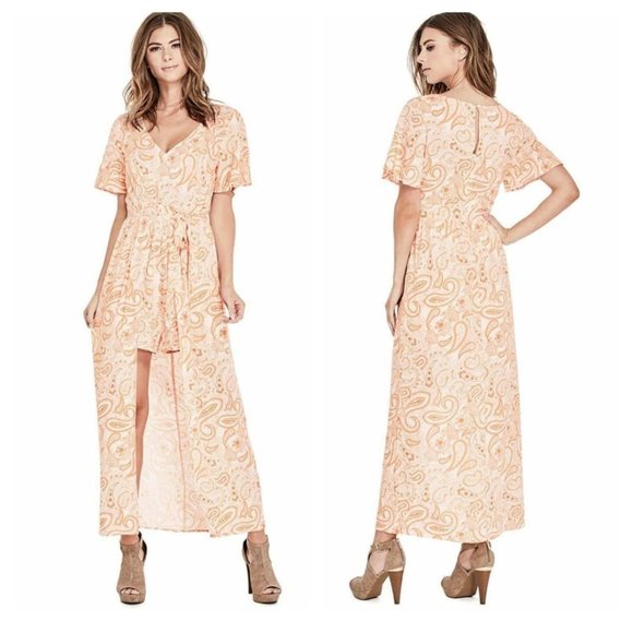 Guess Pants - GUESS Women's Hope Paisley Maxi Romper